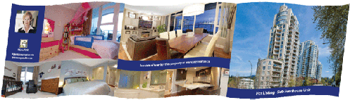 OverSize - Extra Wide Vancouver Printed Compact Real Estate Property Brochure on Heavy Card Stock with UV ink Extra Wide 9 x 22 OverSize - Extra Wide Vancouver Printed Compact Real Estate Property Brochure on Heavy Card Stock with UV ink Extra Wide 9 x 22